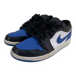 Size 10.5 Air Jordan 1 Low Alternate Royal Blue Black White 553558-140
